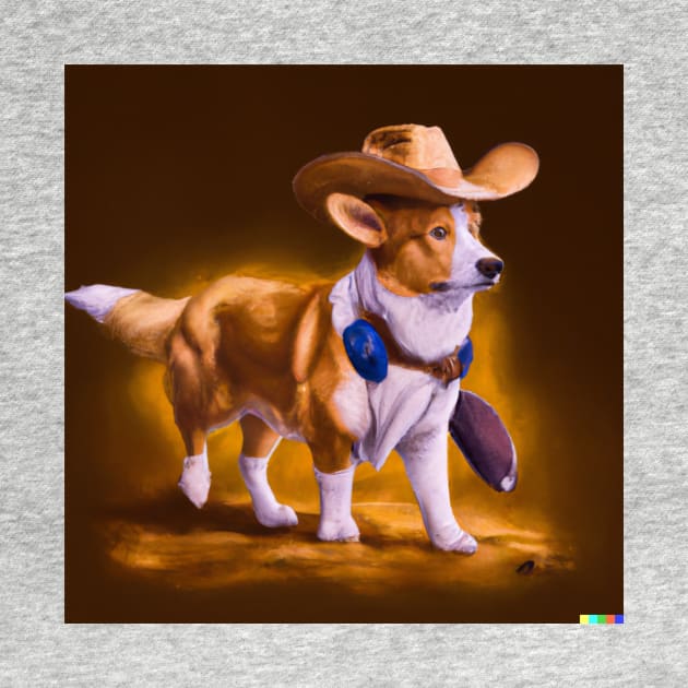 Cowboy Corgi by GhostlierNation